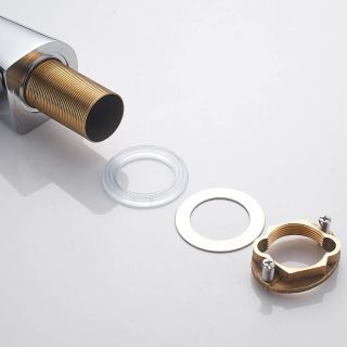 Смеситель для кухни Shevanik S543-9 серый/хром